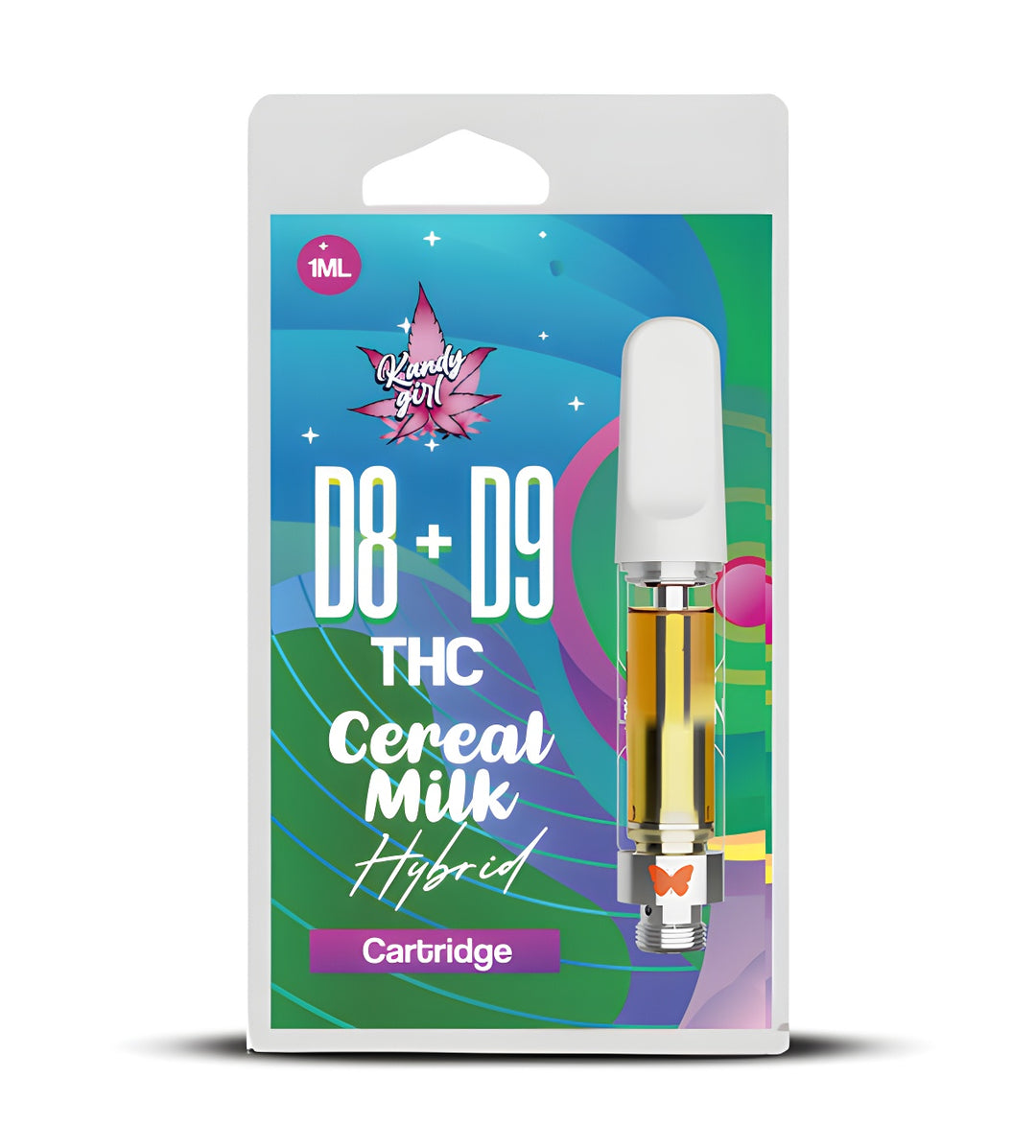 1ml vape carts D8 + D9 Cereal Milk HYBRID