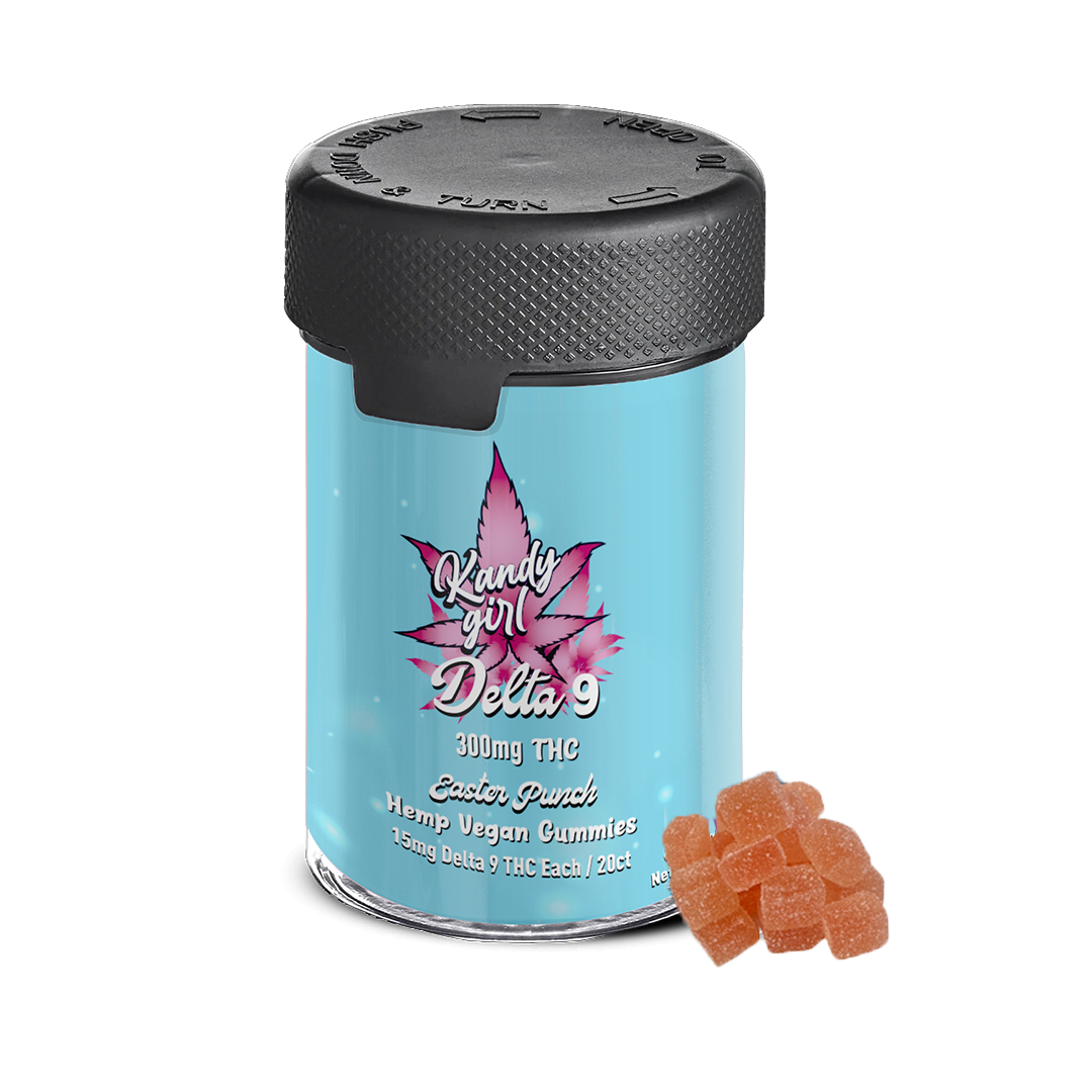 NEW EASTER EDITION EASTER PUNCH Delta 9 THC Gummies Vegan 300mg