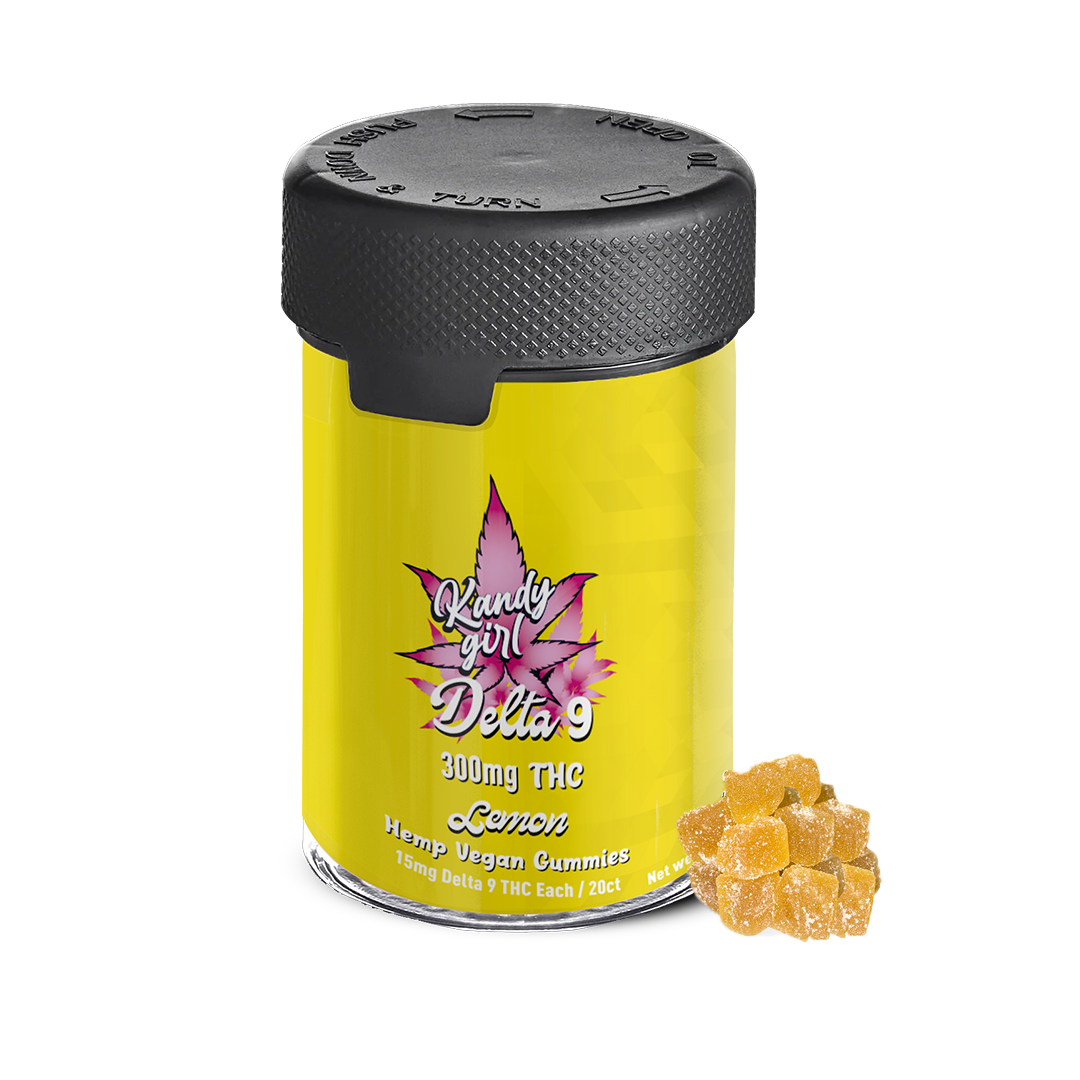 Delta 9 THC Gummies Lemon 300MG