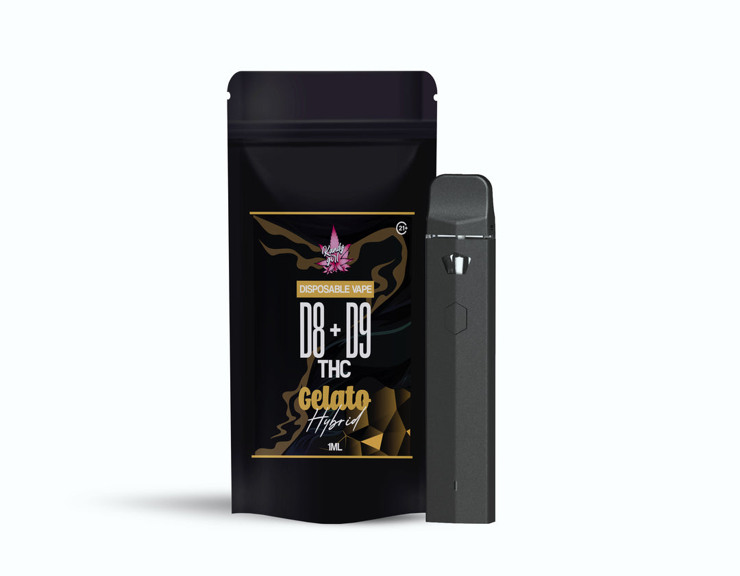 1ml disposable vapes Hybrid D8 + D9 Gelato