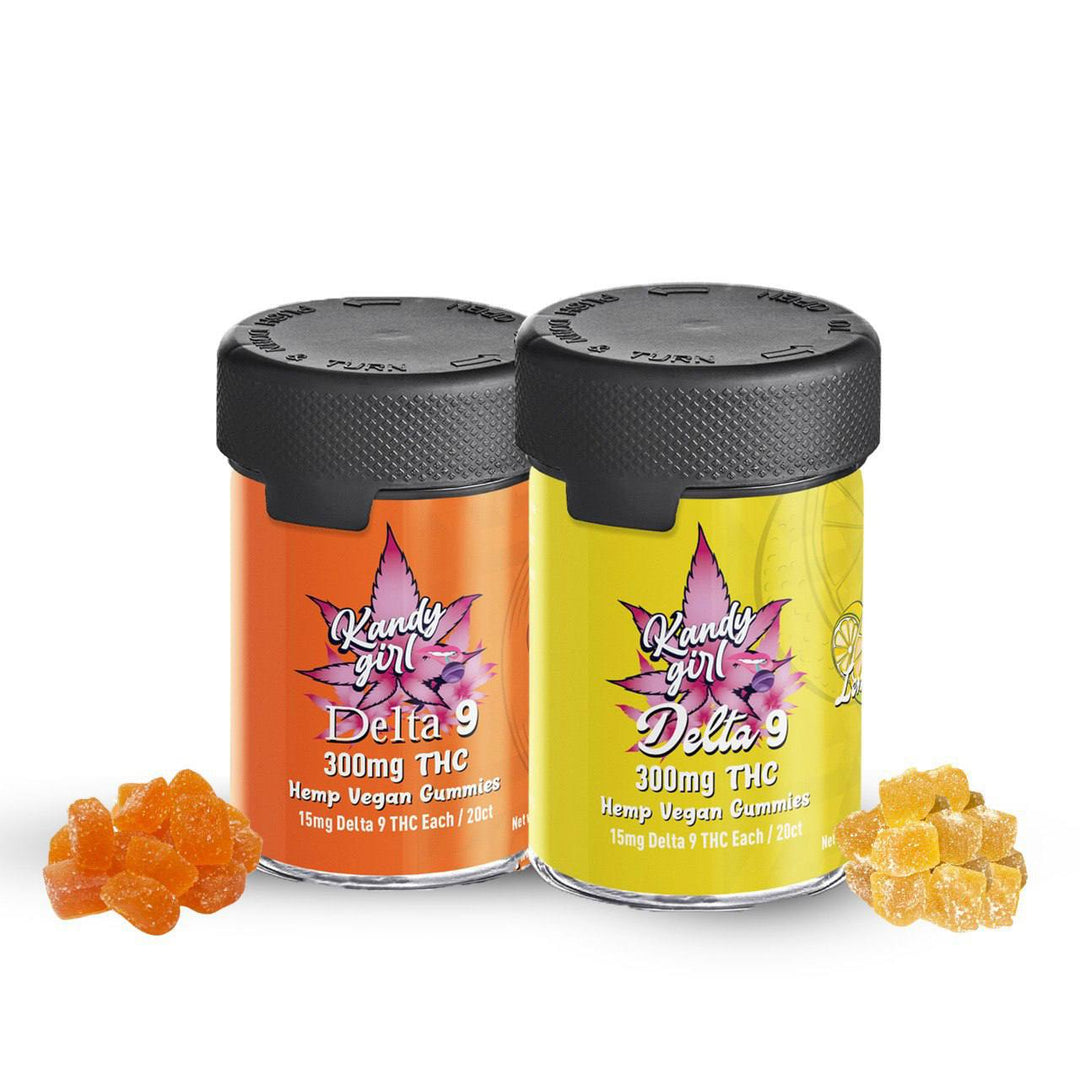 elta 9 THC Gummy LEMON & MANGO 2 Bottle Vegan Bundle