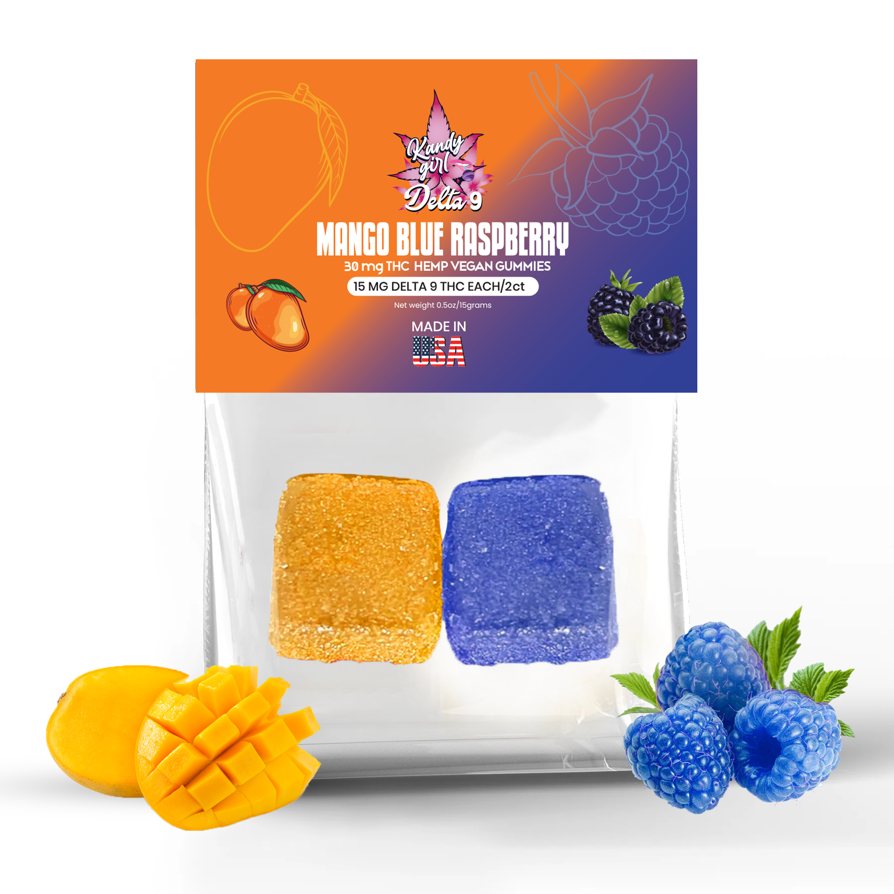 Free Delta 9 THC Sample 2-Variety Pack Gummies 30mg